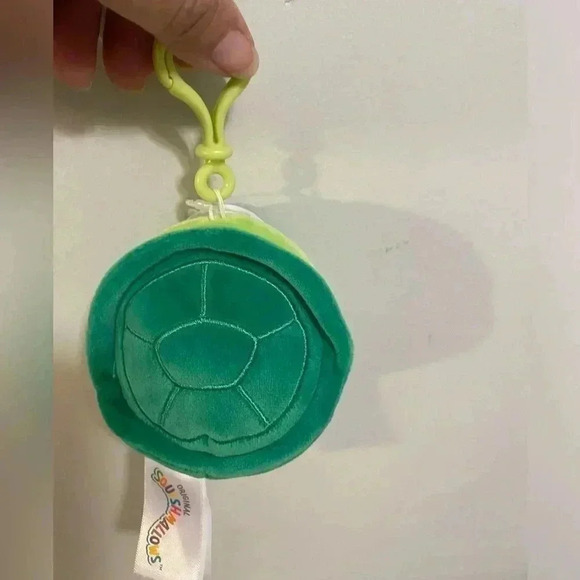 NWT Squishmallow Henry the Turtle Backpack Clip Charm 3" - Picture 3 of 4